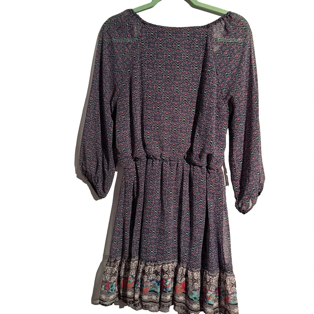 AUW‎ Large Boho Cottagecore Dress Romantic Earthy Feminine Effortless Festival - Picture 6 of 6